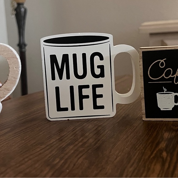 Coffee Bar Shelf sitters and Decor - Picture 8 of 9